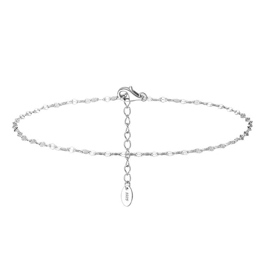 925 Sterling Silver Chain Fashion Anklet