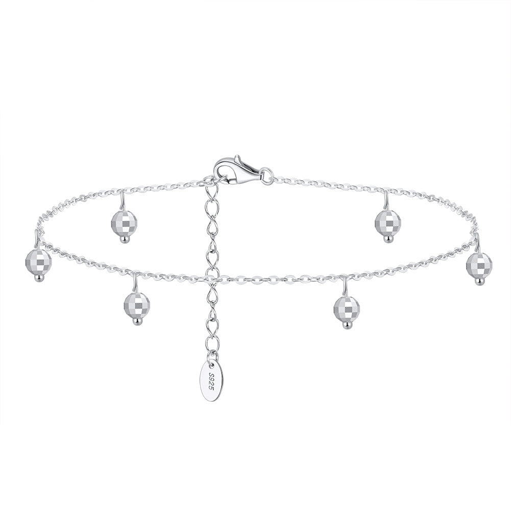 925 Sterling Silver Chain Fashion Anklet