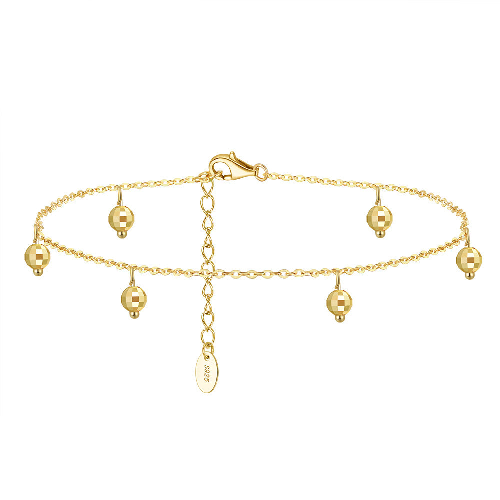 925 Sterling Silver Chain Fashion Anklet