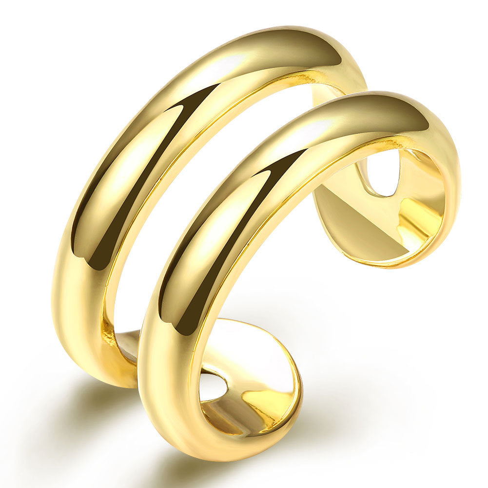 Copper With Plated Fashion Ring
