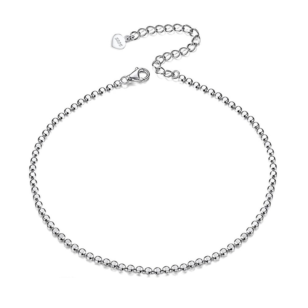 925 Sterling Silver Chain Fashion Anklet