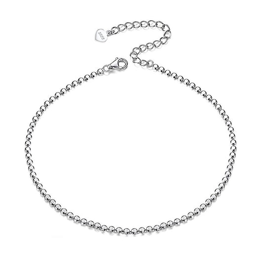 925 Sterling Silver Chain Fashion Anklet