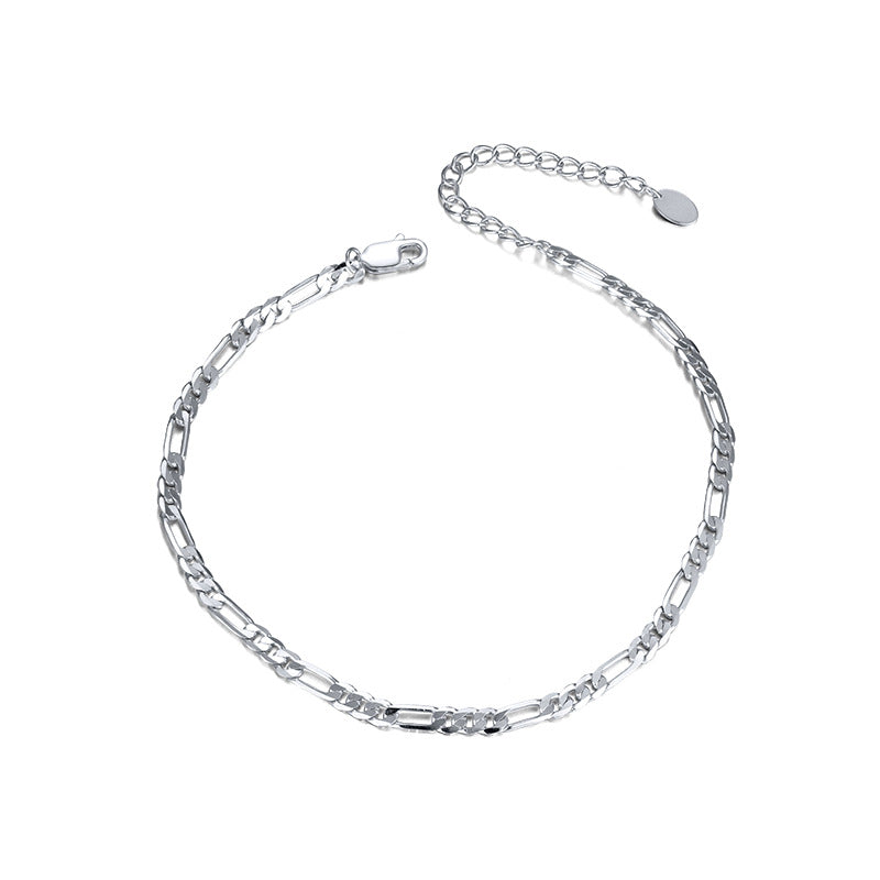 925 Sterling Silver Chain Fashion Anklet