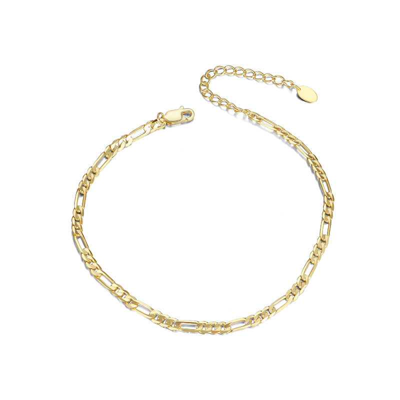 925 Sterling Silver Chain Fashion Anklet