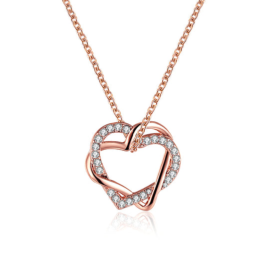 Brass With Plated Fashion Jewelry Necklace