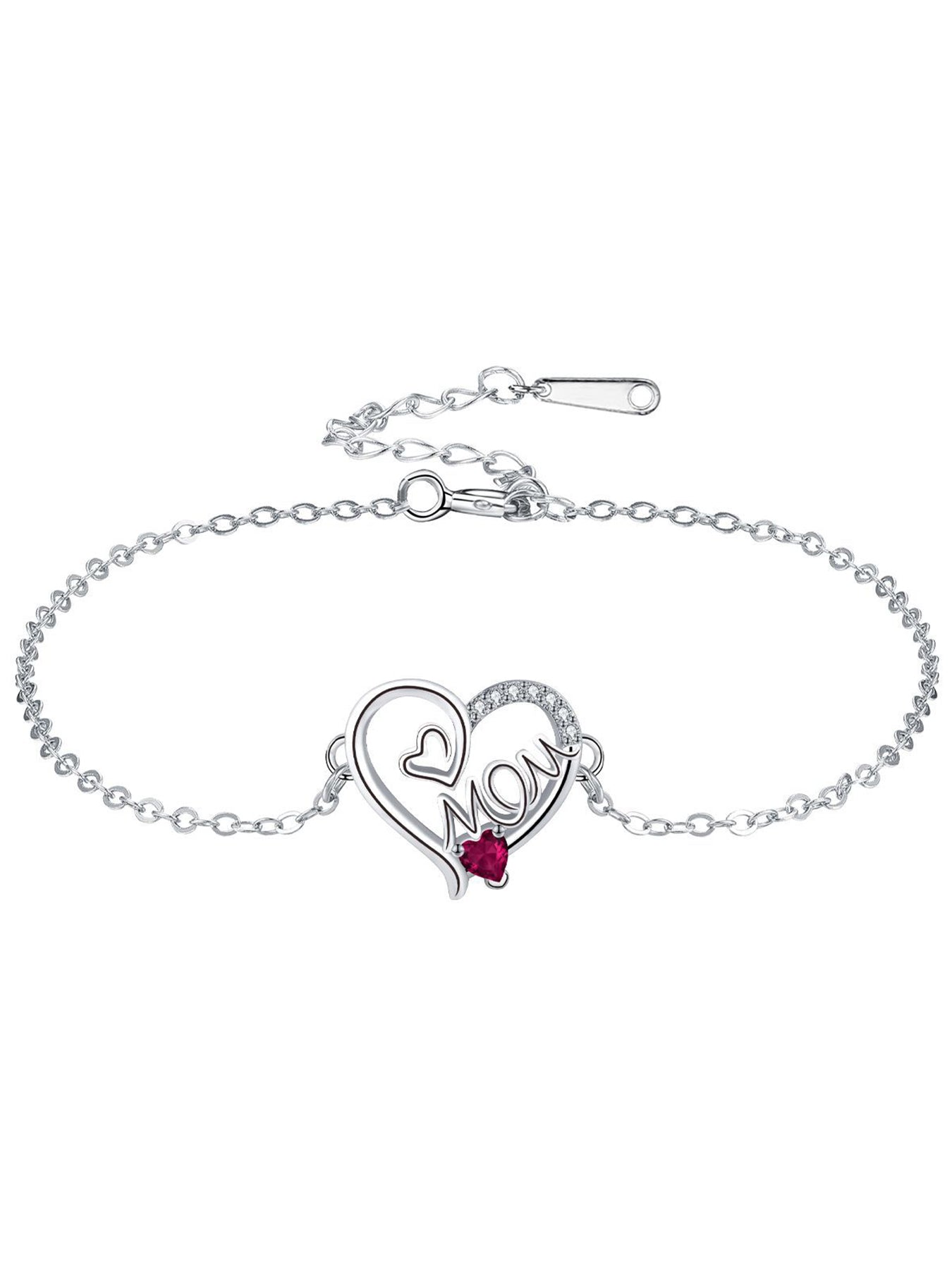 Heart Charm Bracelet, Fashionable Jewelry for Women & Girls, Trendy All-match & Exquisite Jewelry for Birthday Gift