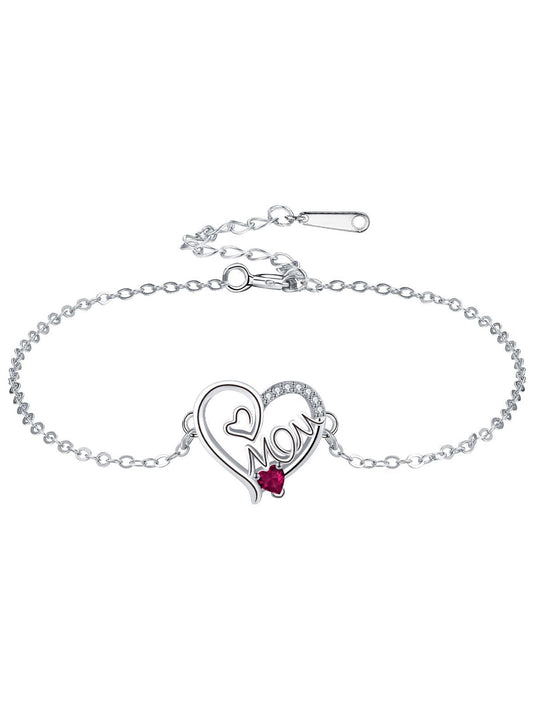 Heart Charm Bracelet, Fashionable Jewelry for Women & Girls, Trendy All-match & Exquisite Jewelry for Birthday Gift