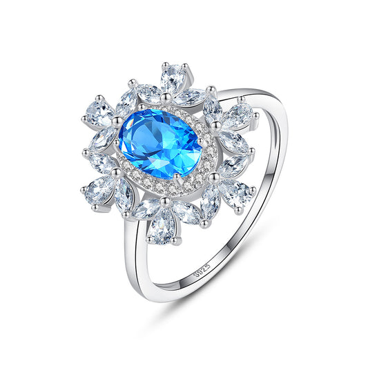 925 Sterling Silver Ring Fashion Jewelry Gift for Women Girls