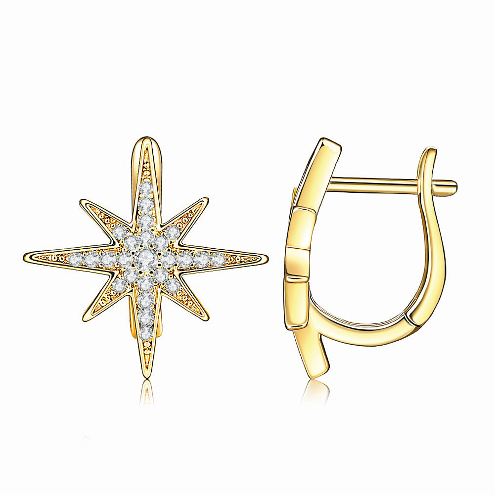 Brass With Plated Fashion Jewelry Earrings