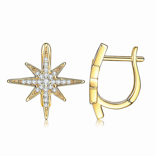 Brass With Plated Fashion Jewelry Earrings