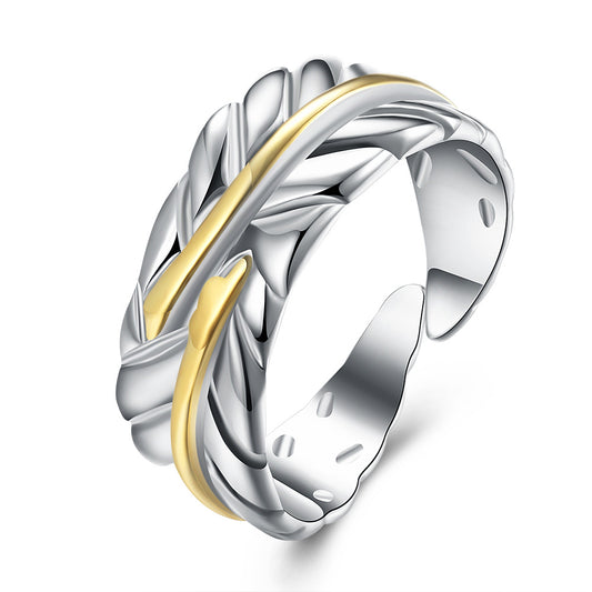 Copper With Plated Fashion Ring