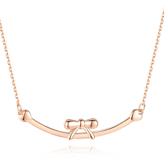 925 Sterling Silver Necklace Fashion Jewelry Gift for Women Girls