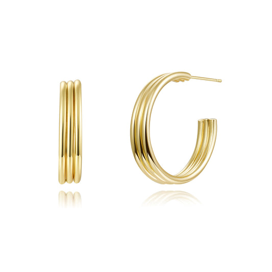 Brass With Plated Fashion Jewelry 925 pins Earrings