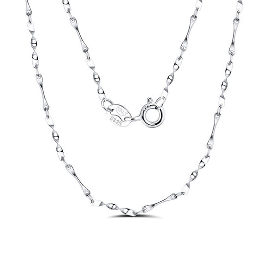 925 Sterling Silver Twist Chain