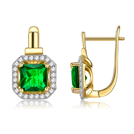 Brass With Plated Fashion Jewelry Earrings