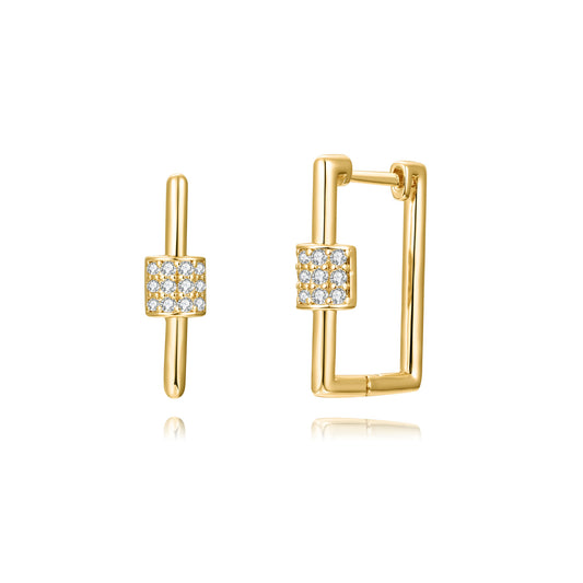 Brass With Plated Fashion Jewelry Earrings