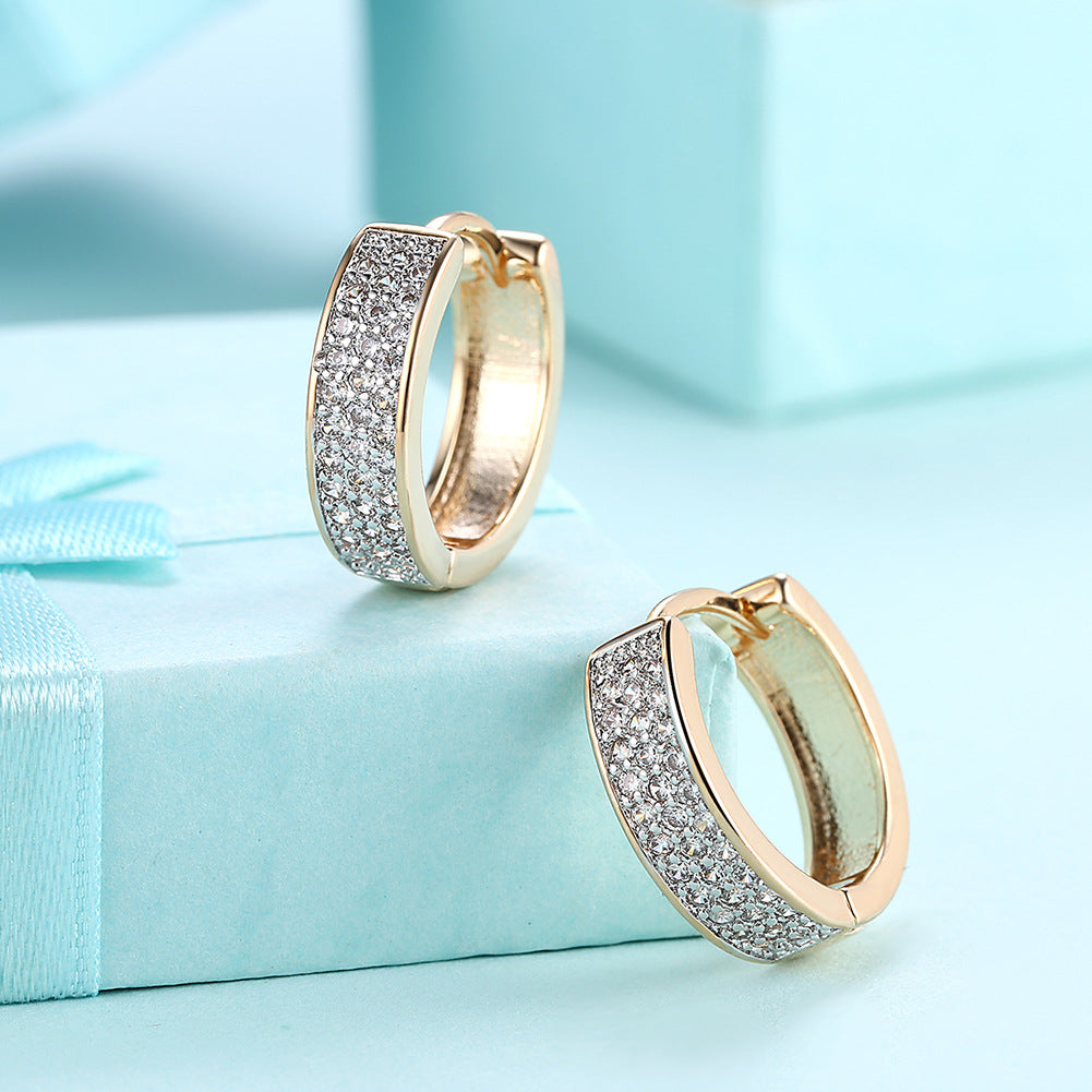 Brass With Plated Fashion Jewelry Earrings