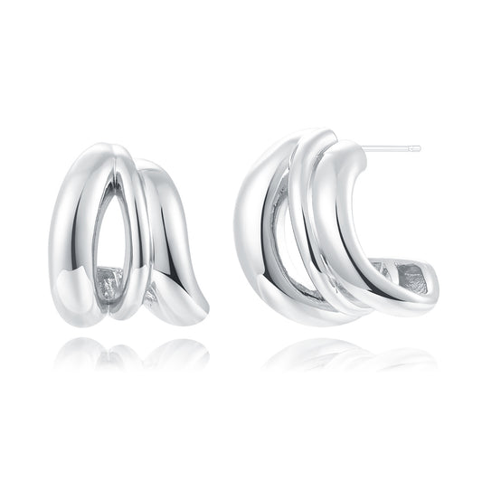 Brass With Plated Fashion Jewelry 925 pins Earrings