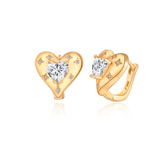 Brass With Plated Fashion Jewelry Earrings