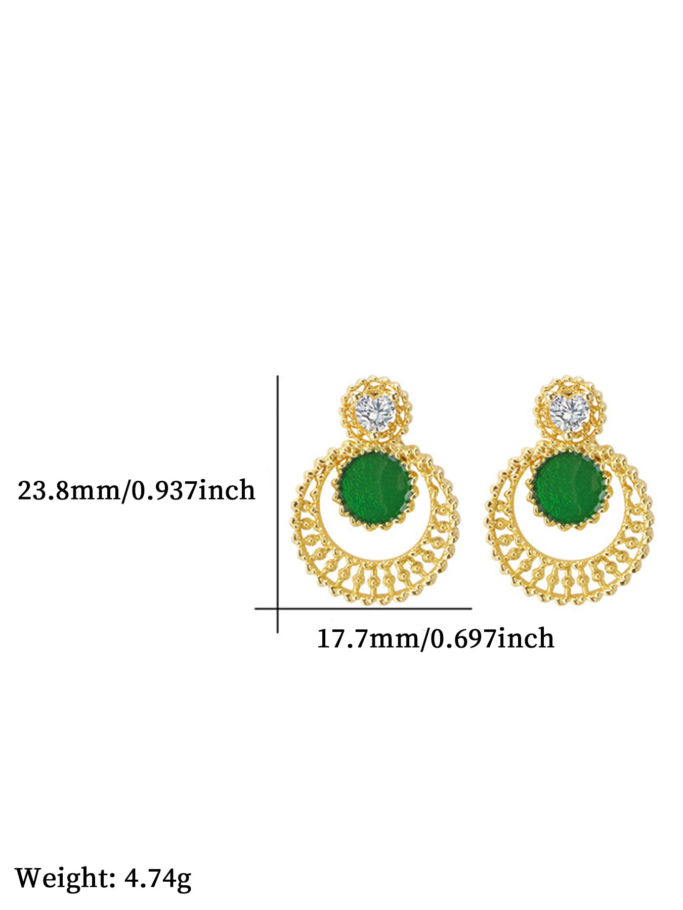 Fashionable Elegant Earrings, Fashion Jewelry for Party, Daily Clothing Decor, Trendy All-match & Exquisite Jewelry for Birthday Gift