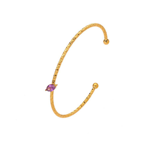 Stainless Steel Jewelry Minimalist Fashion Bangle