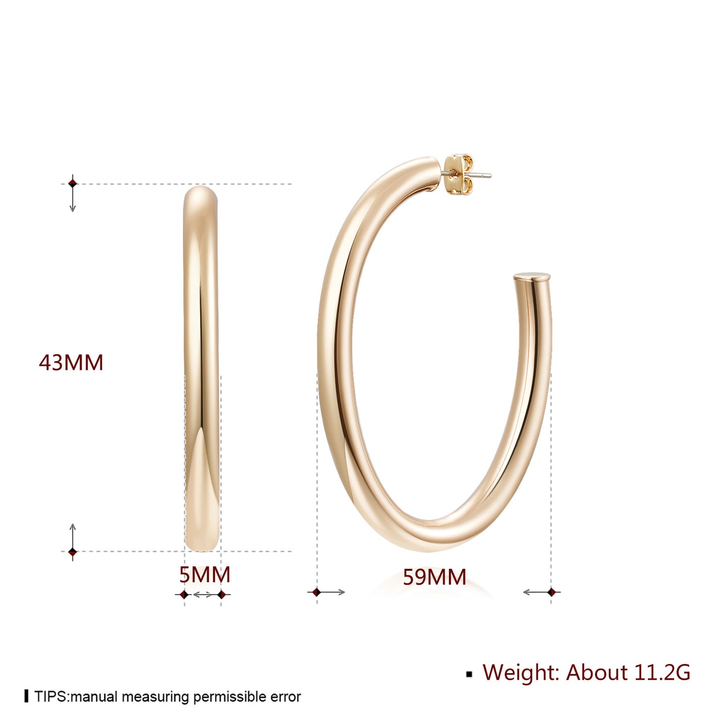 Brass With Plated Fashion Jewelry Earrings