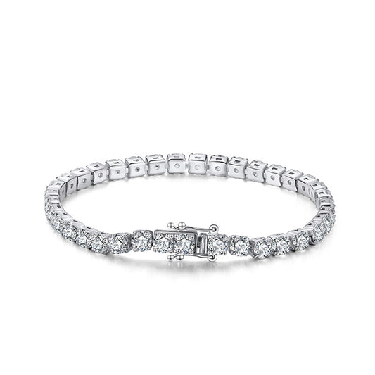 925 Sterling Silver 2mm 3mm 4mm Tennis Bracelet