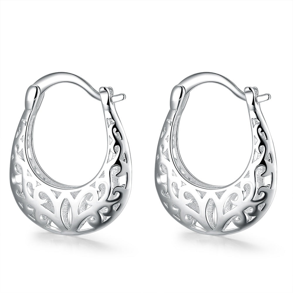 Brass With Plated Fashion Jewelry Earrings