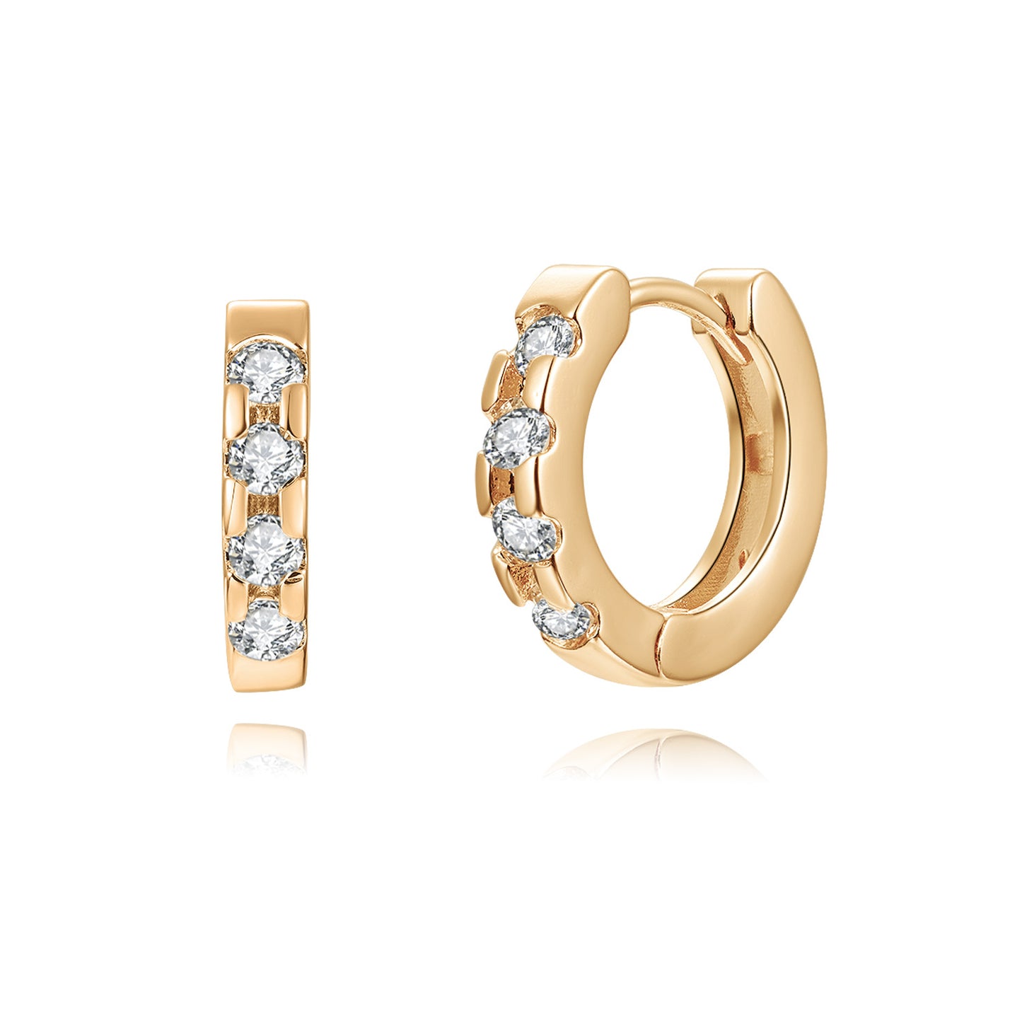 Brass With Plated Fashion Jewelry Earrings