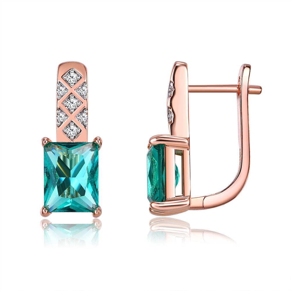Brass With Plated Fashion Jewelry Earrings
