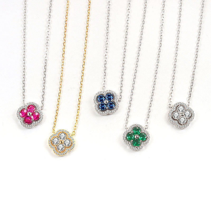 925 Sterling Silver Fashion Lucky Necklace