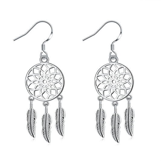 Brass With Plated Fashion Jewelry Earrings