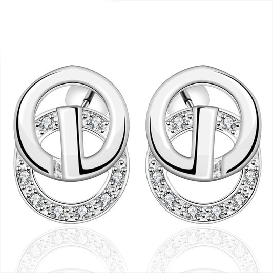 Brass With Plated Fashion Jewelry Earrings