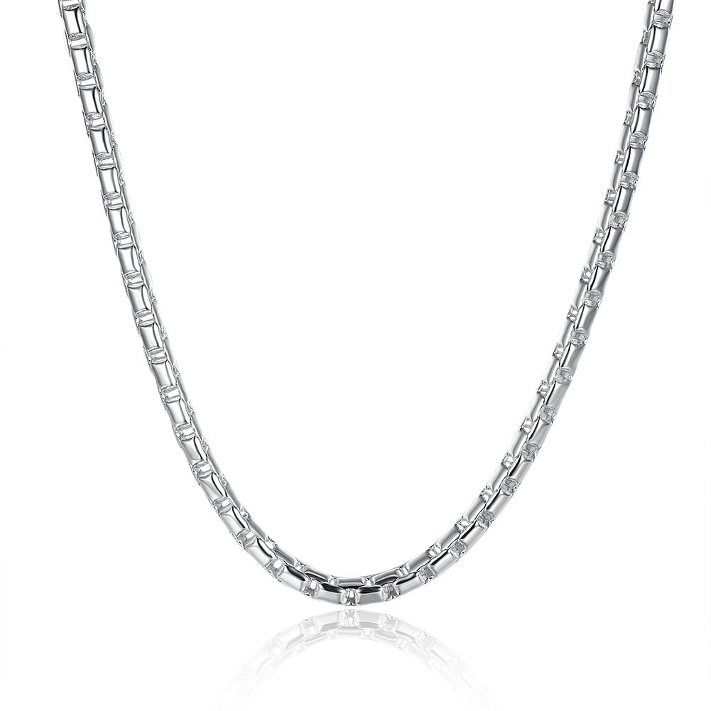 Brass With Plated Fashion Jewelry Necklace