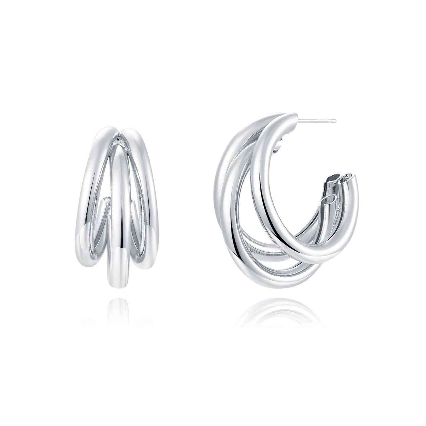 Brass With Plated Fashion Jewelry 925 pins Earrings