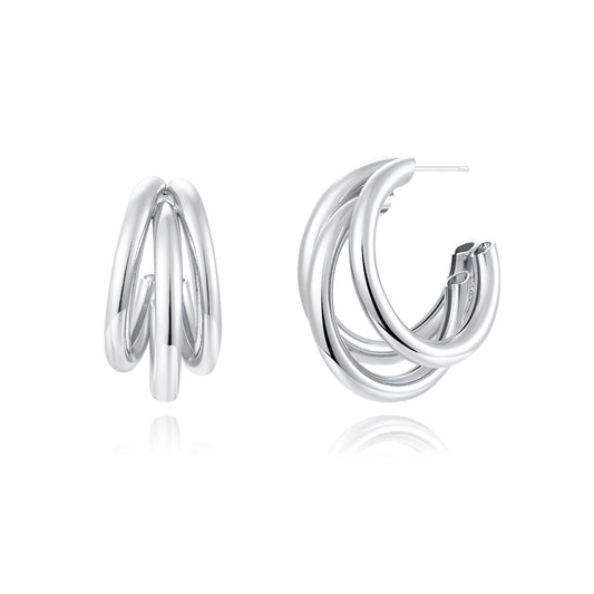 Brass With Plated Fashion Jewelry 925 pins Earrings