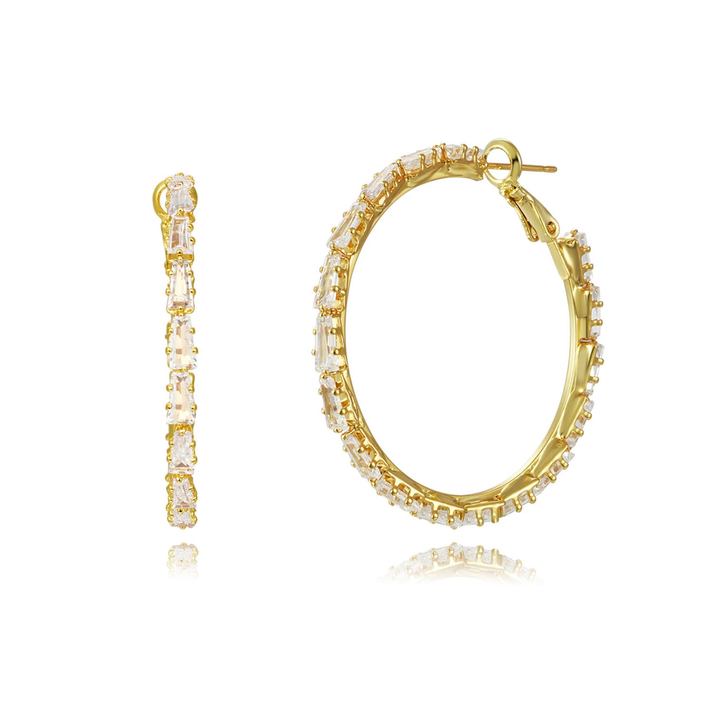 Brass With Plated Fashion Jewelry 925 pins Earrings