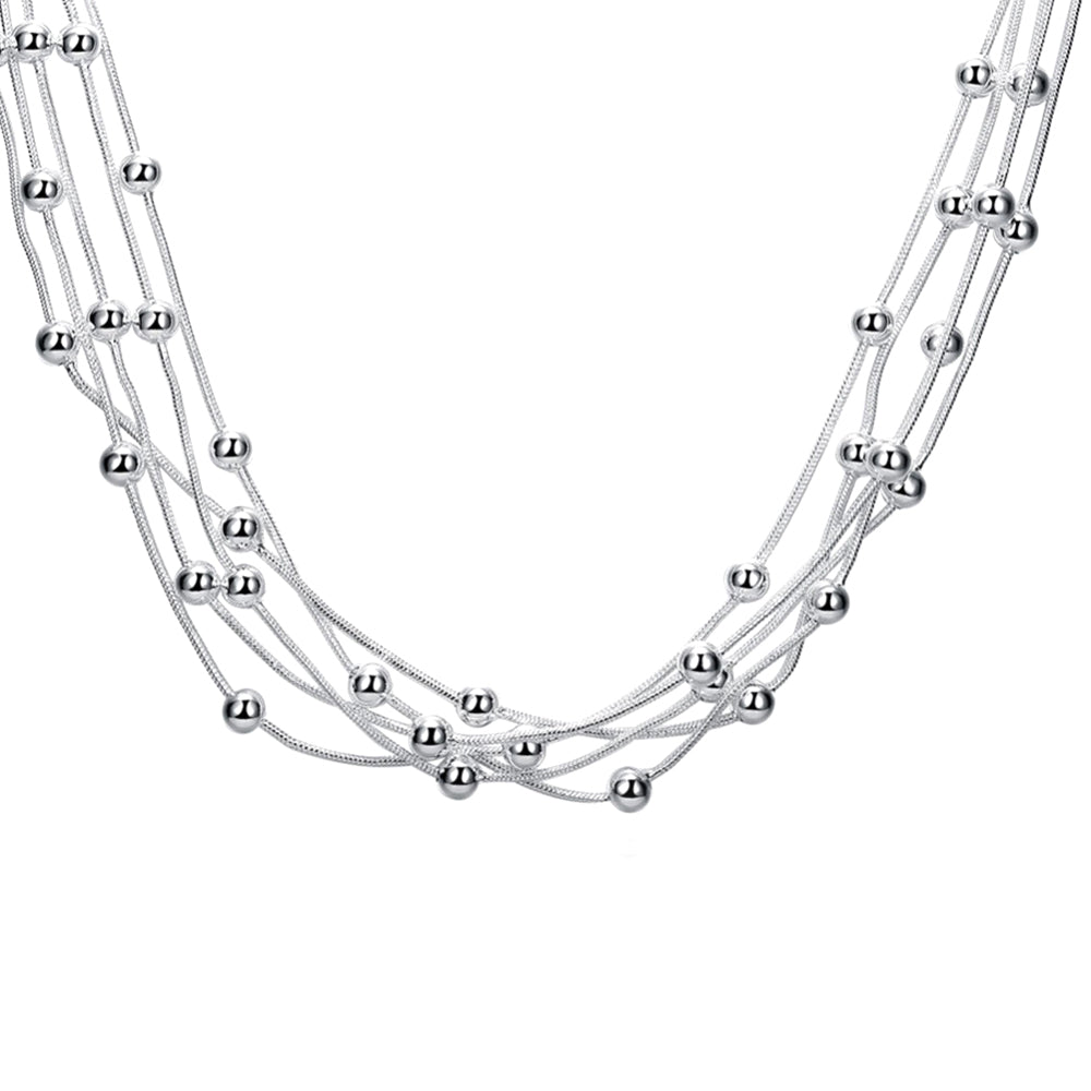 Brass With Plated Fashion Jewelry Necklace