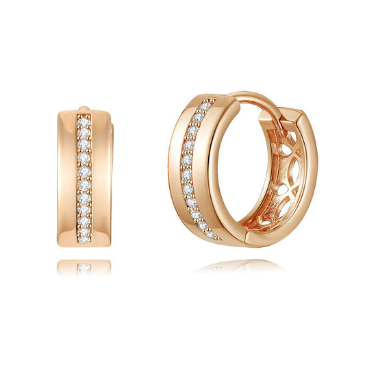 Brass With Plated Fashion Jewelry Earrings