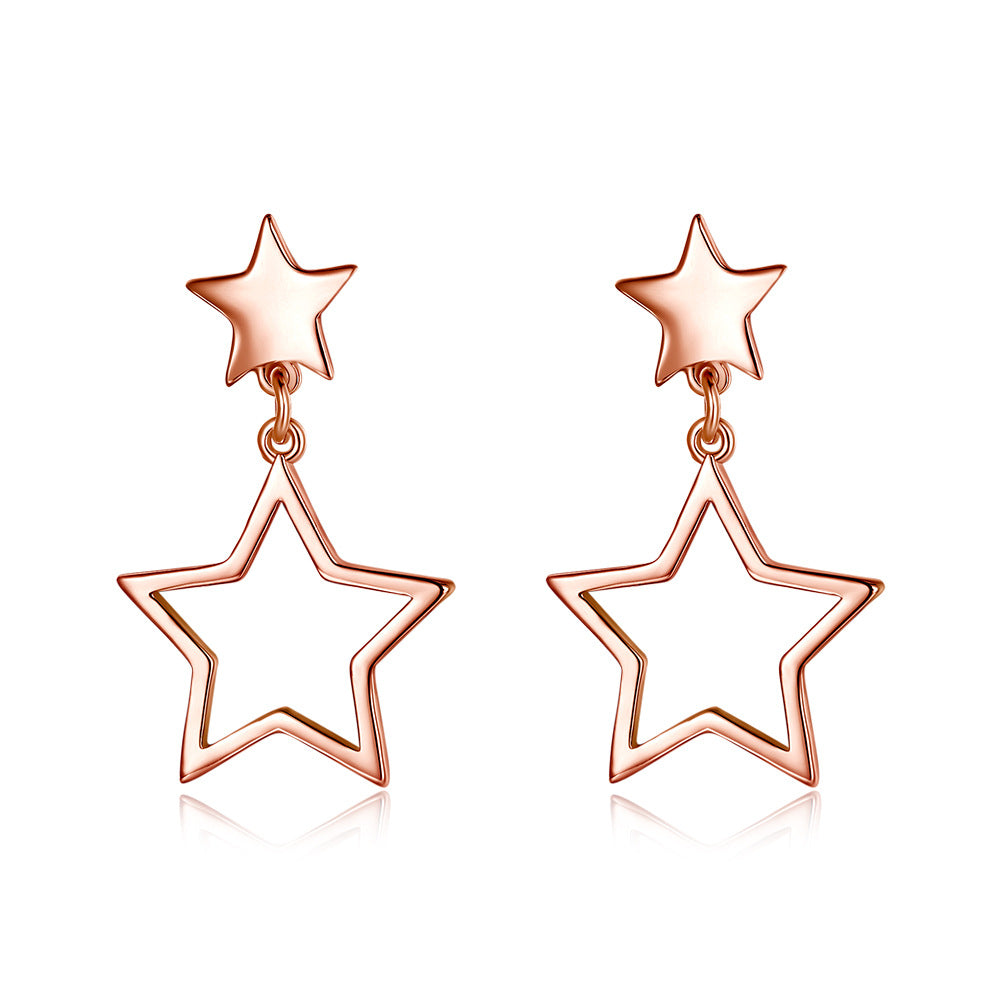 Brass With Plated Fashion Jewelry Earrings