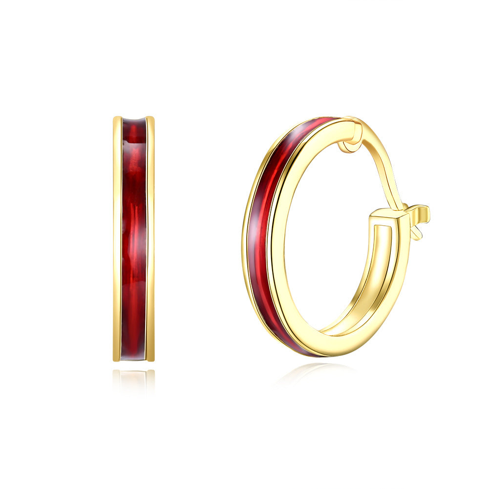 Brass With Plated Fashion Jewelry Earrings