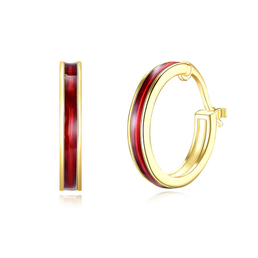 Brass With Plated Fashion Jewelry Earrings