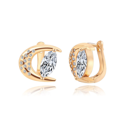 Brass With Plated Fashion Jewelry Earrings