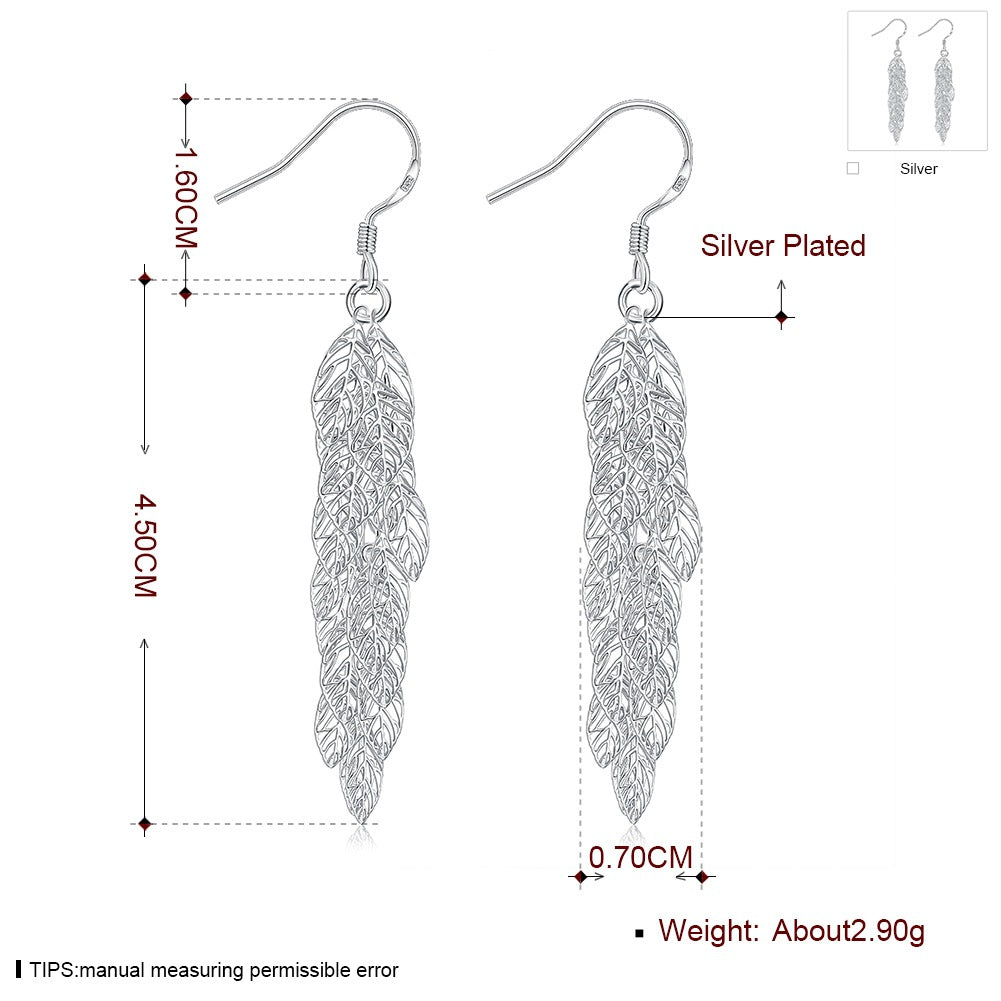 Brass With Plated Fashion Jewelry Earrings