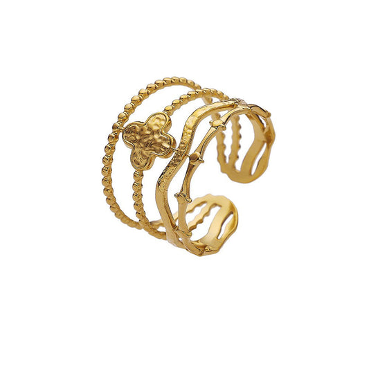 Stainless Steel Unique Fashion Ring