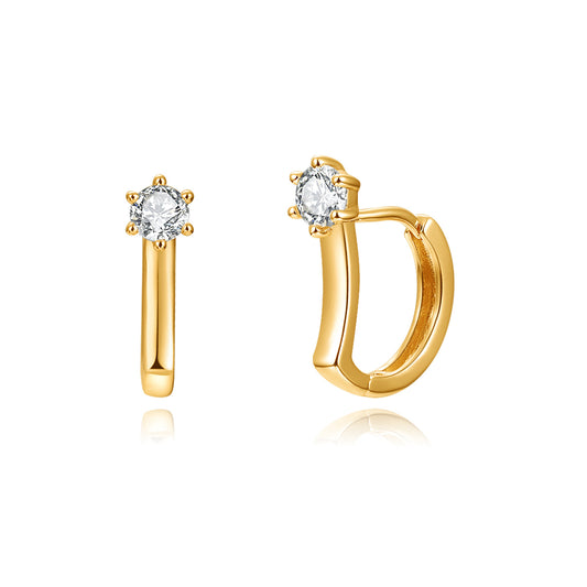 Brass With Plated Fashion Jewelry Earrings