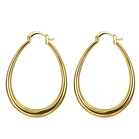 Brass With Plated Fashion Jewelry Earrings