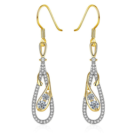 Brass With Plated Fashion Jewelry Earrings