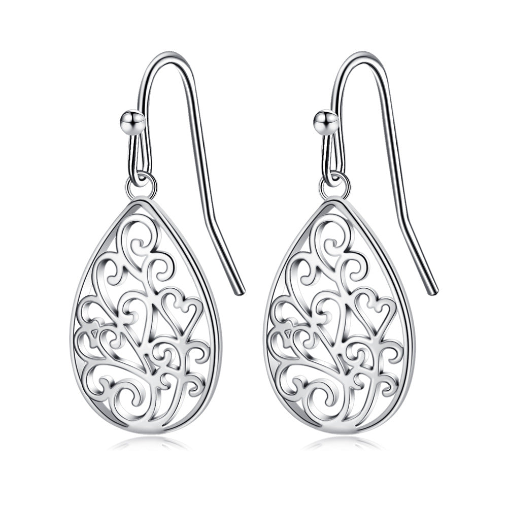 Brass With Plated Fashion Jewelry Earrings