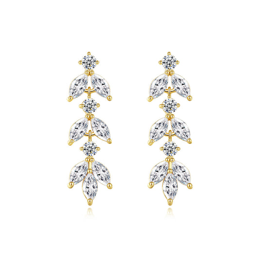 Copper With Plated Fashion Jewelry Earrings